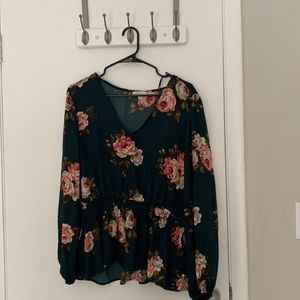 Ophelia roe long sleeve blouse